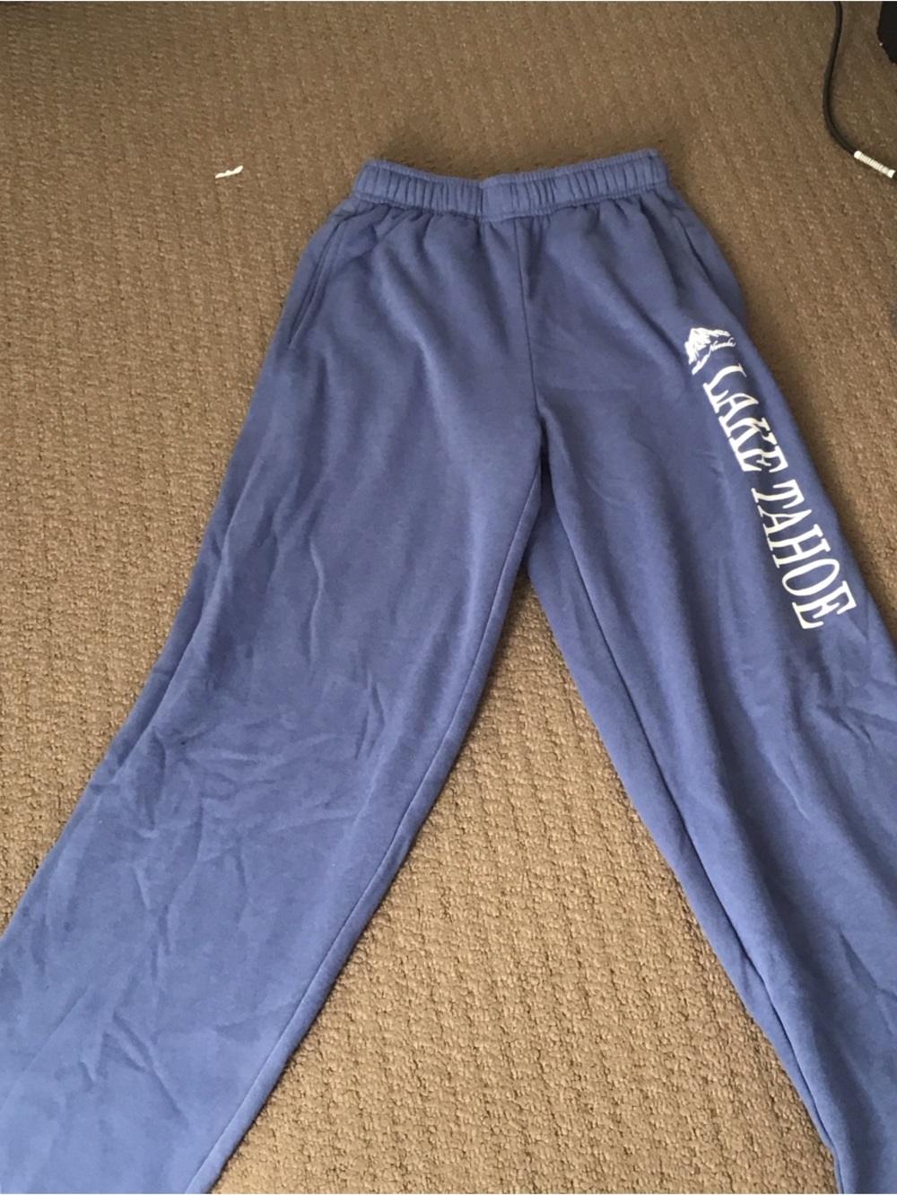Bluenotes Lake Tahoe Graphic Blue Kids Sweatpants